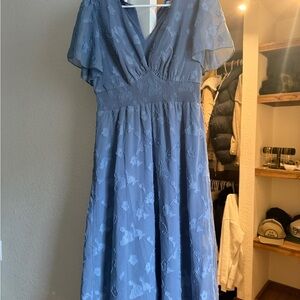 Baltic Born Dusty Blue Maxi Dress